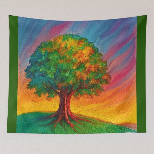 Item preview, Tree at Sunrise 1 designed and sold by BloomingbySJ.