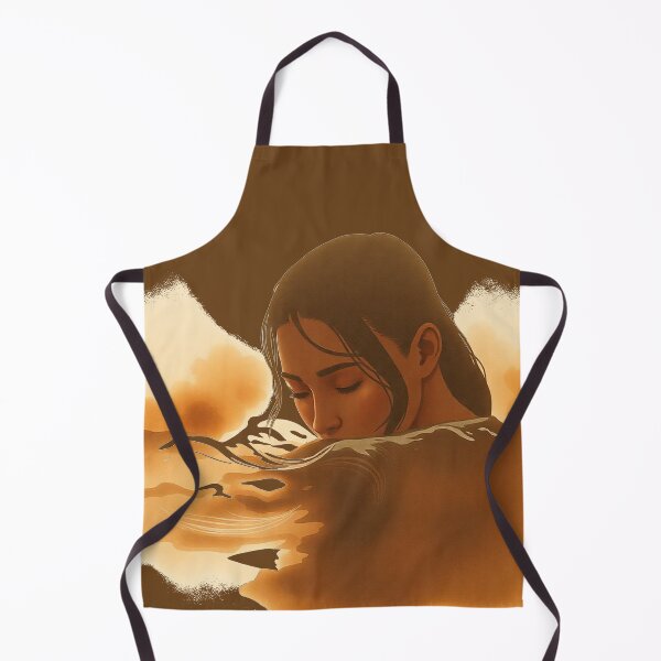 Item preview, brown girl in the rain water colors anstract face designed and sold by  Mudikeys.