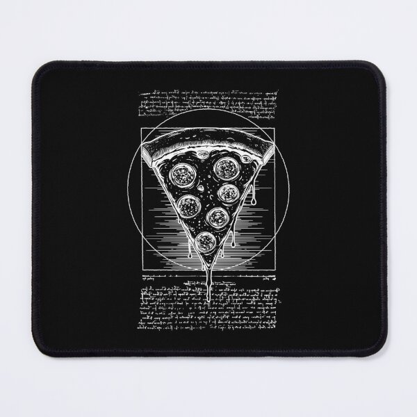 Item preview, Vitruvian Pizza Slice Funny Leonardo Da Vinci Pizzeria Chef designed and sold by GrandeDuc.