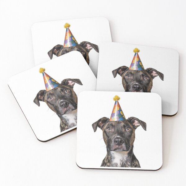 Item preview, Cute Harrier dog with Party Hat Birthday Celebration designed and sold by LazyOwlStore.