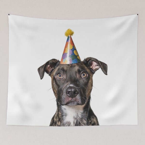 Item preview, Cute Harrier dog with Party Hat Birthday Celebration designed and sold by LazyOwlStore.