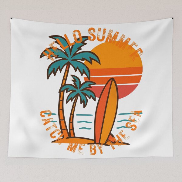 Item preview, Summer, Hello Summer,  SunsetArt, BeachVibes, Surfing designed and sold by Azazel77.