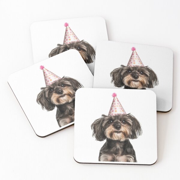 Item preview, Cute Havanese dog with Party Hat Birthday Celebration designed and sold by LazyOwlStore.