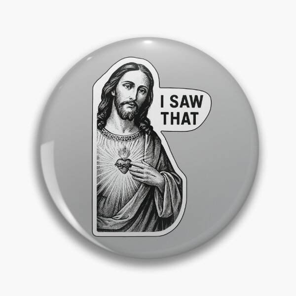 Item preview, I Saw That Jesus Bold Etching Style designed and sold by DreamCraze.