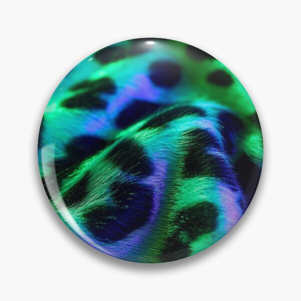 Item preview, Leopard Neon Fur – Green & Purple Faux Animal Print designed and sold by ArtiQreate.