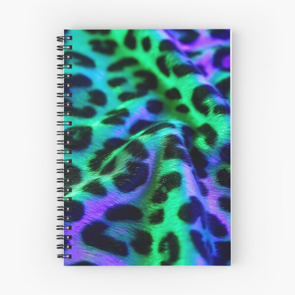 Item preview, Leopard Neon Fur – Green & Purple Faux Animal Print designed and sold by ArtiQreate.