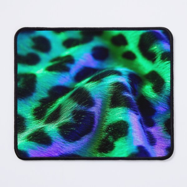 Item preview, Leopard Neon Fur – Green & Purple Faux Animal Print designed and sold by ArtiQreate.