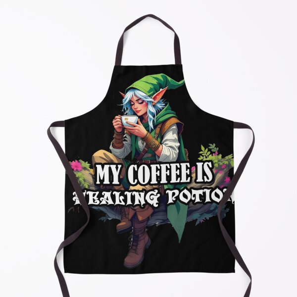 Item preview, My coffee is healing potion designed and sold by BohoShopHU.