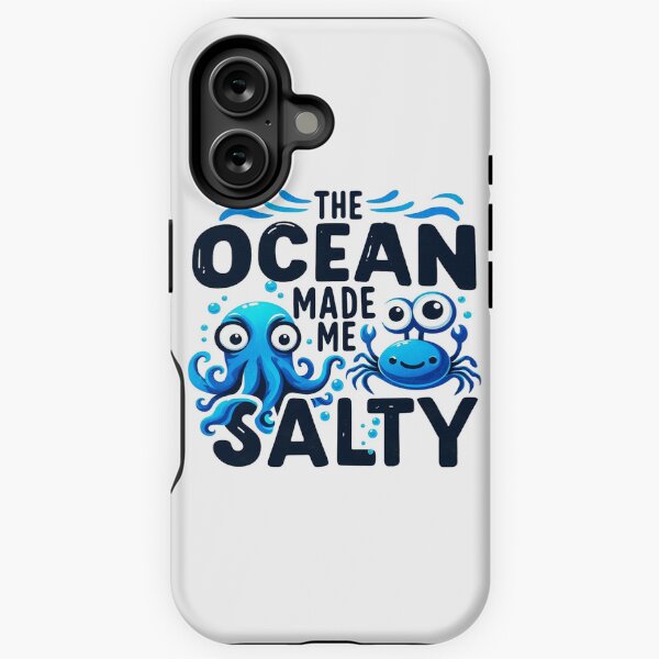 Item preview, The Ocean Made Me Salty Ocean Animals designed and sold by maximinano100k.