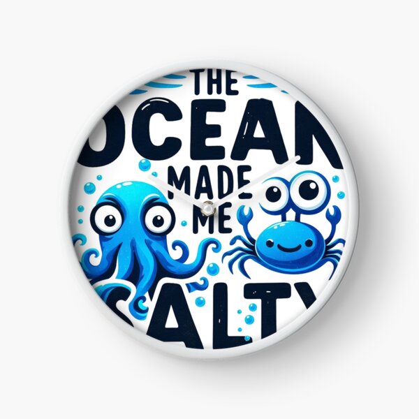 Item preview, The Ocean Made Me Salty Ocean Animals designed and sold by maximinano100k.