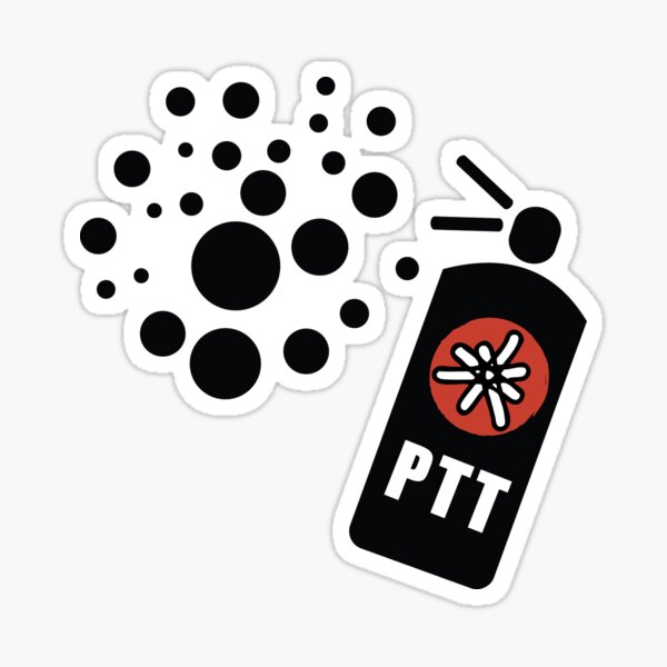 PAINT THE TOWN spray paint can Sticker