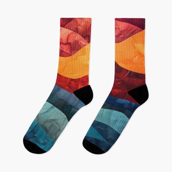Item preview, Mosaic Sunset Waves designed and sold by ShadowAndSlate.