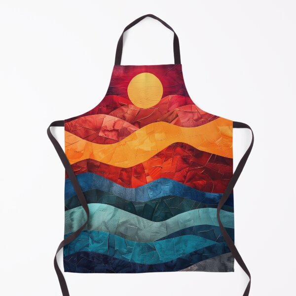 Item preview, Mosaic Sunset Waves designed and sold by ShadowAndSlate.