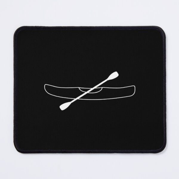 Item preview, Canoe Silhouette Icon | Paddling Adventure Graphic designed and sold by Negative Space Art.