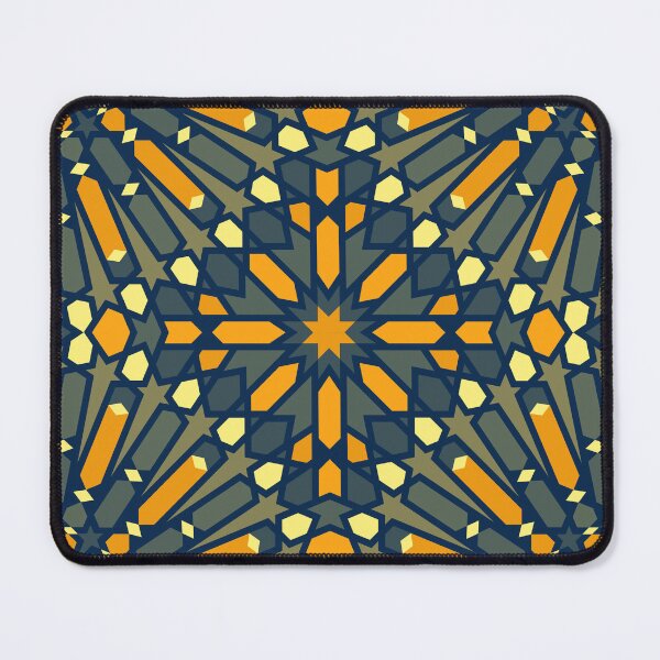 Item preview, Innovative Orange and Olive Symmetry Mosaic designed and sold by Tarjiart.