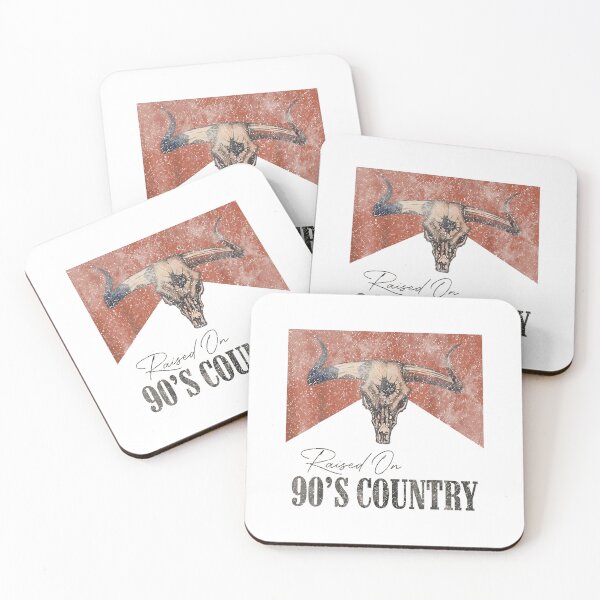 Item preview, Western Bull Skull Raised On 90's Country Music designed and sold by William-Do-X.