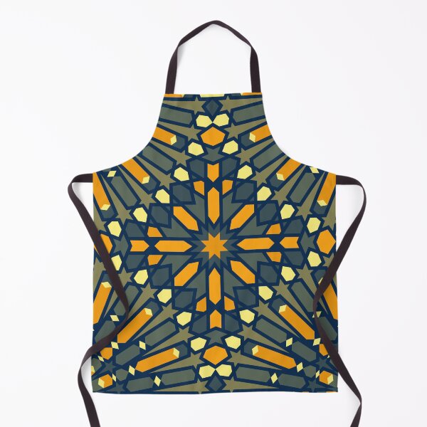 Item preview, Innovative Orange and Olive Symmetry Mosaic designed and sold by Tarjiart.