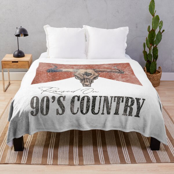 Item preview, Western Bull Skull Raised On 90's Country Music designed and sold by William-Do-X.