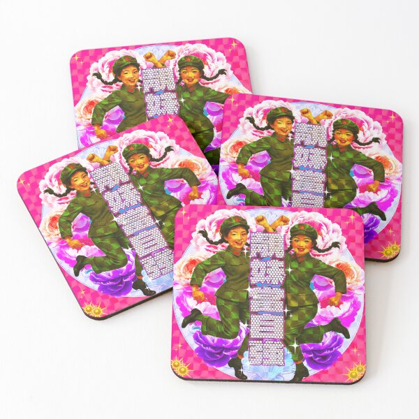 Item preview, GLITTER GIRL POWER – 靚妹當自強 Propaganda Poster Remix designed and sold by corie-noon.