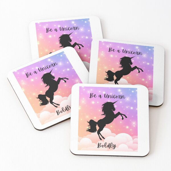 Item preview, Be a Unicorn Boldly – Confident and Cute Unicorn Illustration designed and sold by Cuddle Cloud Creations .