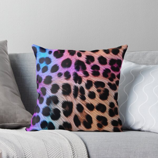 Item preview, Neon Leopard Print – Hot Pink & Electric Blue Animal Pattern designed and sold by ArtiQreate.