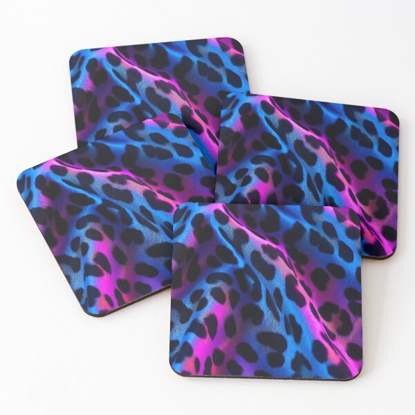Item preview, Neon Leopard Print – Hot Pink & Electric Blue Animal Pattern designed and sold by ArtiQreate.