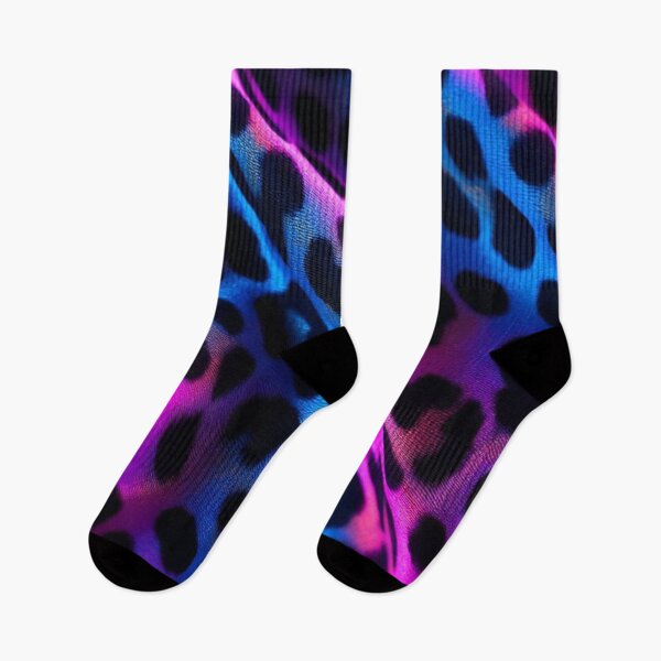 Item preview, Neon Leopard Print – Hot Pink & Electric Blue Animal Pattern designed and sold by ArtiQreate.