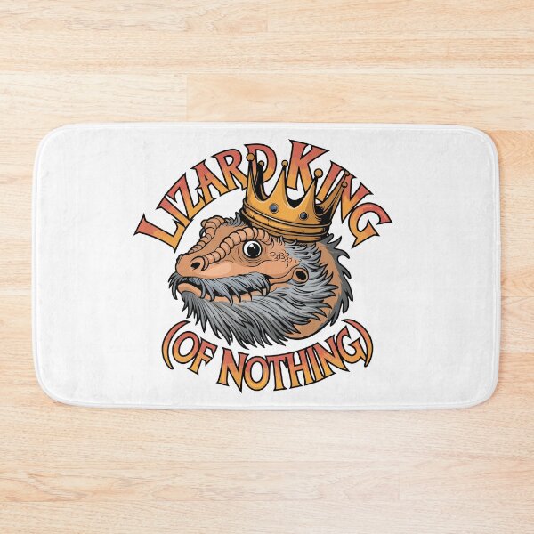 Item preview, Lizard King of Nothing – Funny Bearded Dragon Royalty Design designed and sold by WildlifeInc.