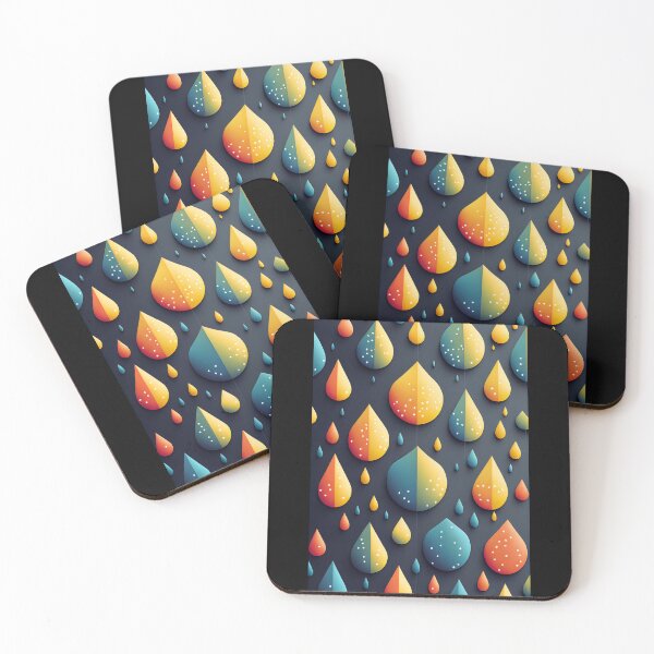 Item preview, Vibrant Raindrop Symphony designed and sold by ShadowAndSlate.