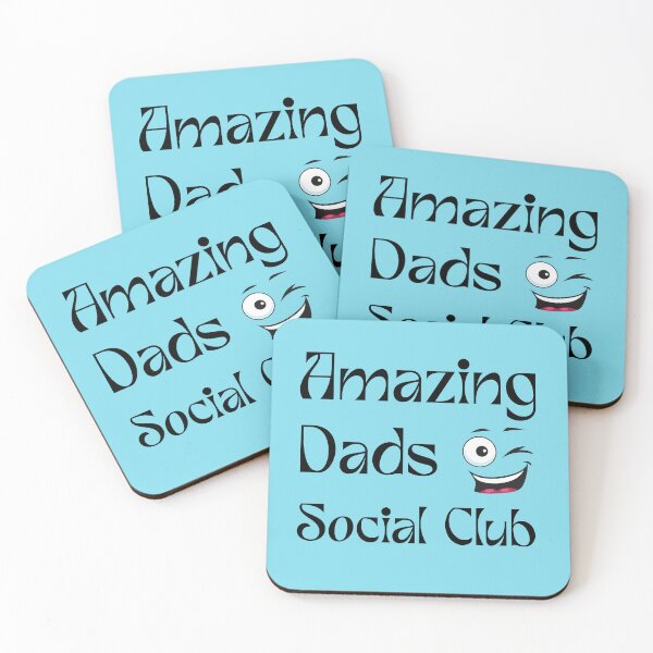 Item preview, AMAZING DADS SOCIAL CLUB FATHERS DAY DADDY BEST DAD HUSBAND designed and sold by NiibDesigns.