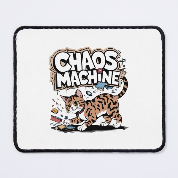 Item preview, Chaos Machine Bengal Cat Funny Mischief Maker Design designed and sold by WildlifeInc.