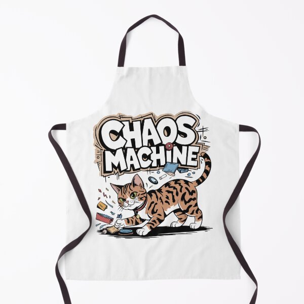 Item preview, Chaos Machine Bengal Cat Funny Mischief Maker Design designed and sold by WildlifeInc.