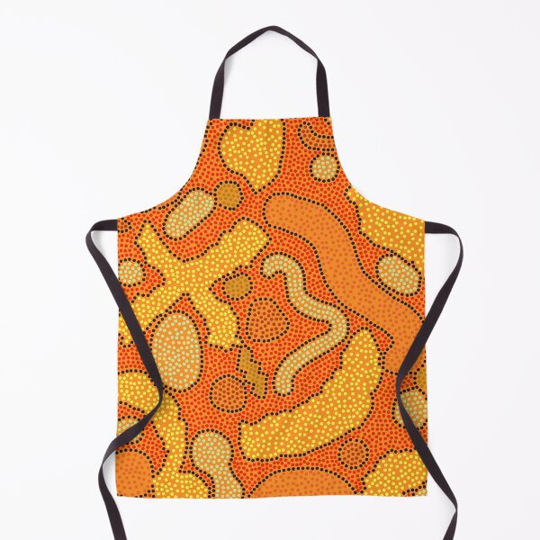 Item preview, Abstract Dots 1970s Style in Orange, Yellow and Brown designed and sold by KaSaPo.