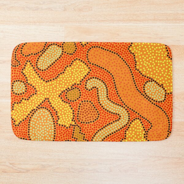 Item preview, Abstract Dots 1970s Style in Orange, Yellow and Brown designed and sold by KaSaPo.