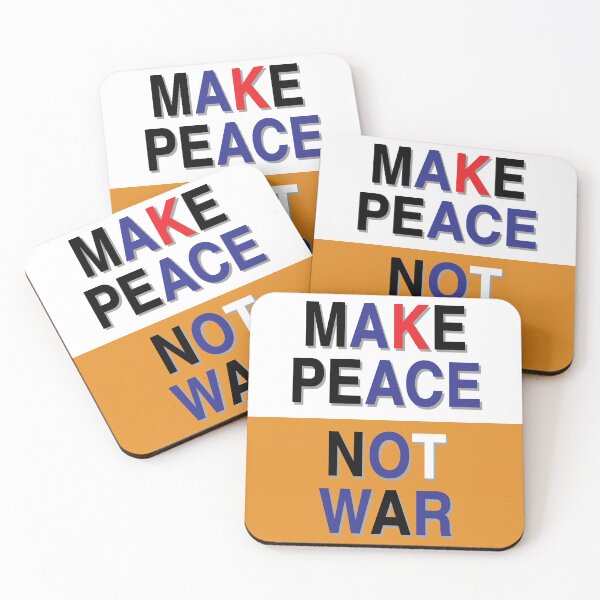 Item preview, Make Peace Not War designed and sold by The Unique Geek.