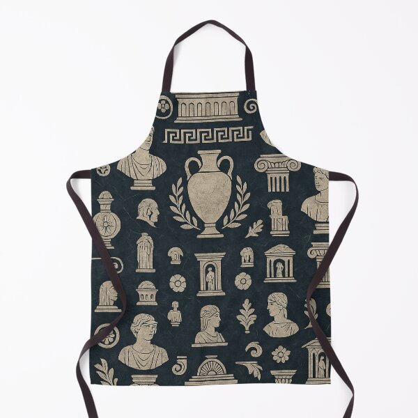 Item preview, Ancient Stone and Marble Columns Greek Bust Roman Pattern designed and sold by DreamCraze.