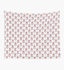 Grunge flowers Wall Tapestry