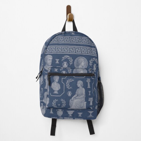 Item preview, Blue Ancient Greek Marble Stone Statue Pattern Roman History designed and sold by DreamCraze.