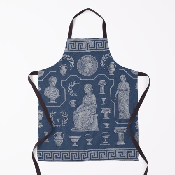 Item preview, Blue Ancient Greek Marble Stone Statue Pattern Roman History designed and sold by DreamCraze.