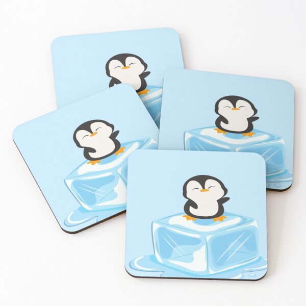 Item preview, cute ice baby penguin drawing designed and sold by NivyasArtistry.
