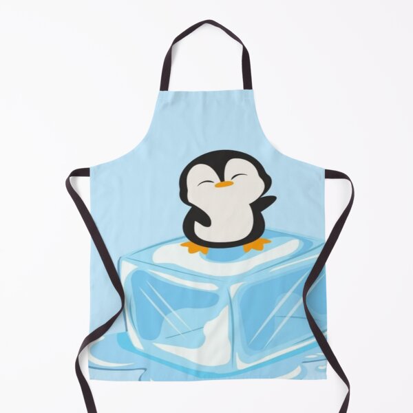 Item preview, cute ice baby penguin drawing designed and sold by NivyasArtistry.