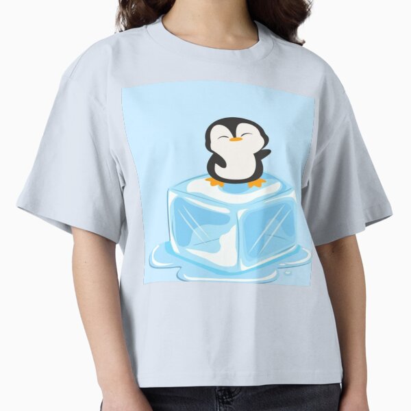 Item preview, cute ice baby penguin drawing designed and sold by NivyasArtistry.