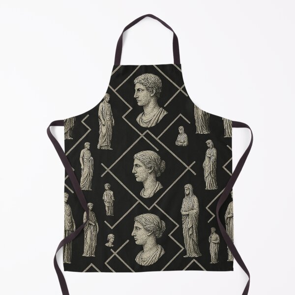 Item preview, Dark Geometric Ancient Roman Staue Pattern designed and sold by DreamCraze.
