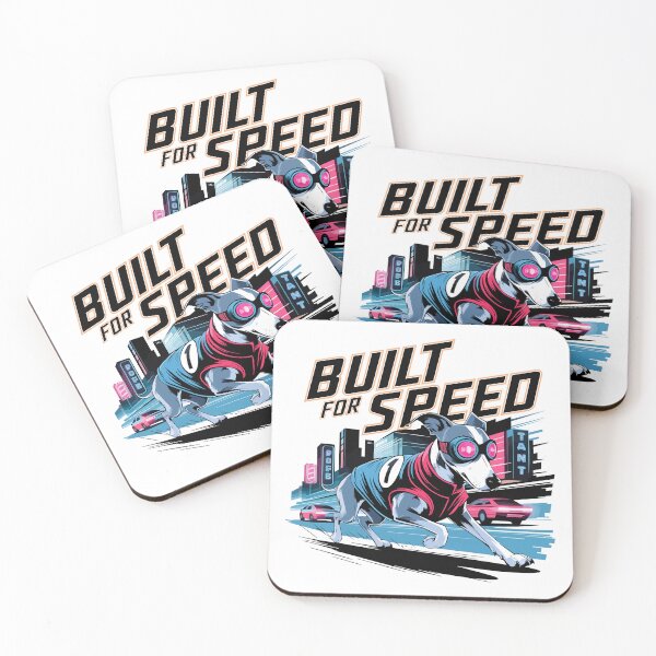 Item preview, Retro Racer Greyhound – Built for Speed Dog Graphic designed and sold by WildlifeInc.
