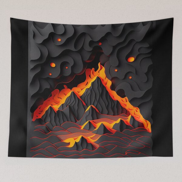 Item preview, Erupción de Furia Fundida designed and sold by ShadowAndSlate.