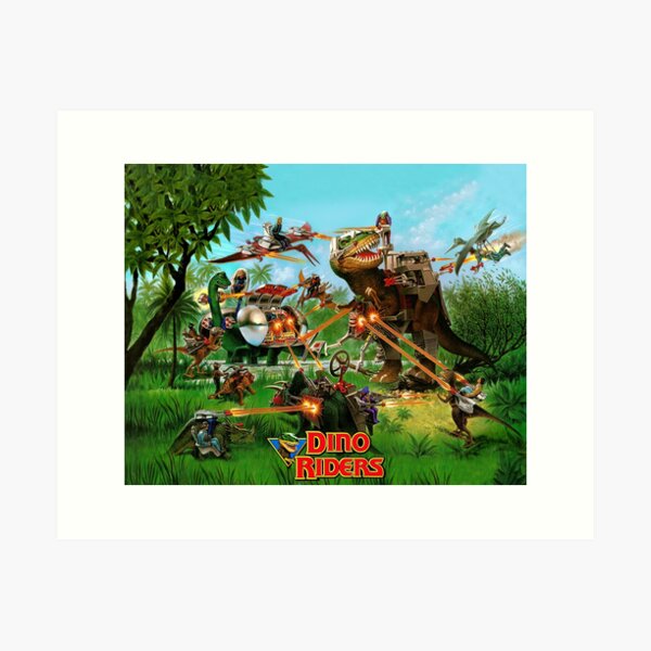Item preview, Dino Riders Toys Art HD designed and sold by Retr0Tshirts.