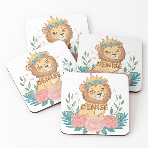 Item preview, Regal Lion Cub with Floral Crown - Personalized Denise Design designed and sold by Melia-Store.