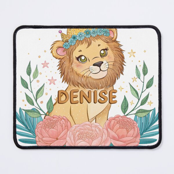 Item preview, Regal Lion Cub with Floral Crown - Personalized Denise Design designed and sold by Melia-Store.