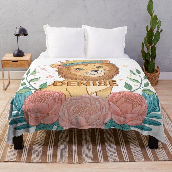 Item preview, Regal Lion Cub with Floral Crown - Personalized Denise Design designed and sold by Melia-Store.