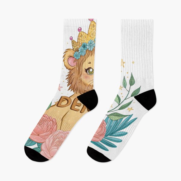 Item preview, Regal Lion Cub with Floral Crown - Personalized Denise Design designed and sold by Melia-Store.